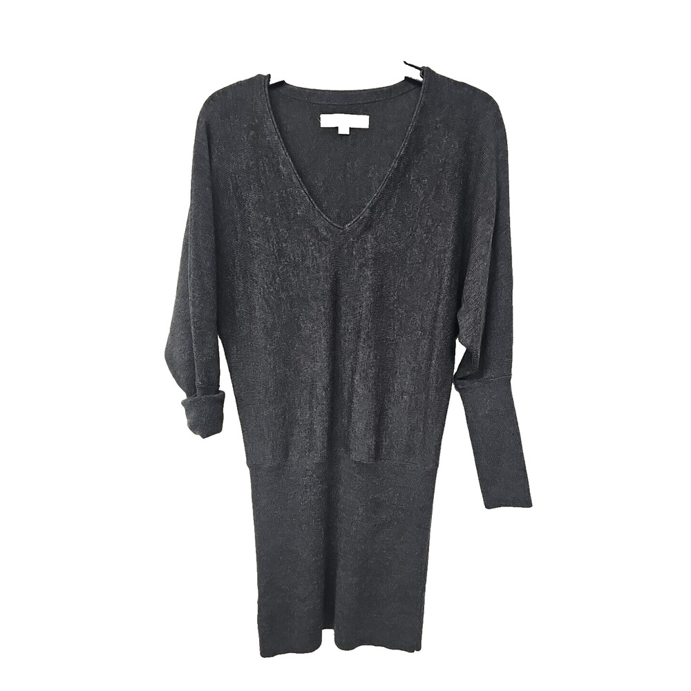 Ann Taylor Loft Sweater Dress Womens Size S Dolman Sleeves Merino Wool Blend